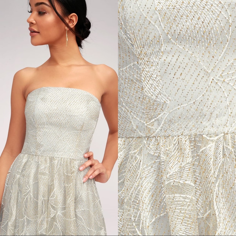 Bariano | Dazzling Delight Embroidered Gown in Mint